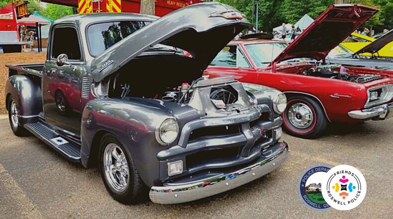 The 3rd annual Cops 'N Cars car show returns 11 a.m. to 3 p.m. Sunday, July 9 at Roswell City Hall, 38 Hill St. (Courtesy Friends of Roswell Police)