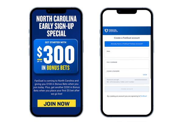 FanDuel North Carolina Promo Code: Score $150 in bonus bets + NBA League  Pass (November 2024)
