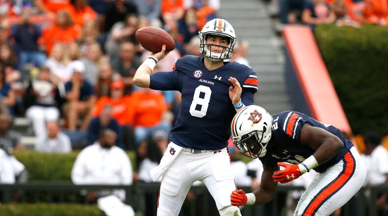 Auburn Tigers quarterback Jarrett Stidham.