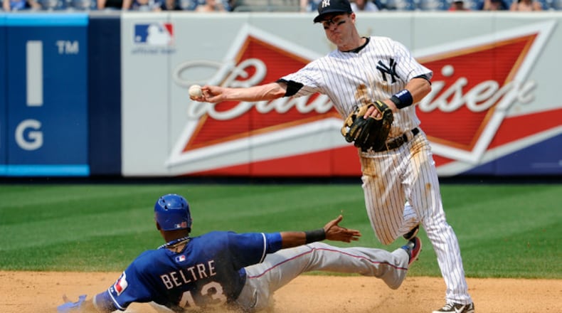 The official baseball rules say this is not an out. The unwritten rules say otherwise. (Associated Press)