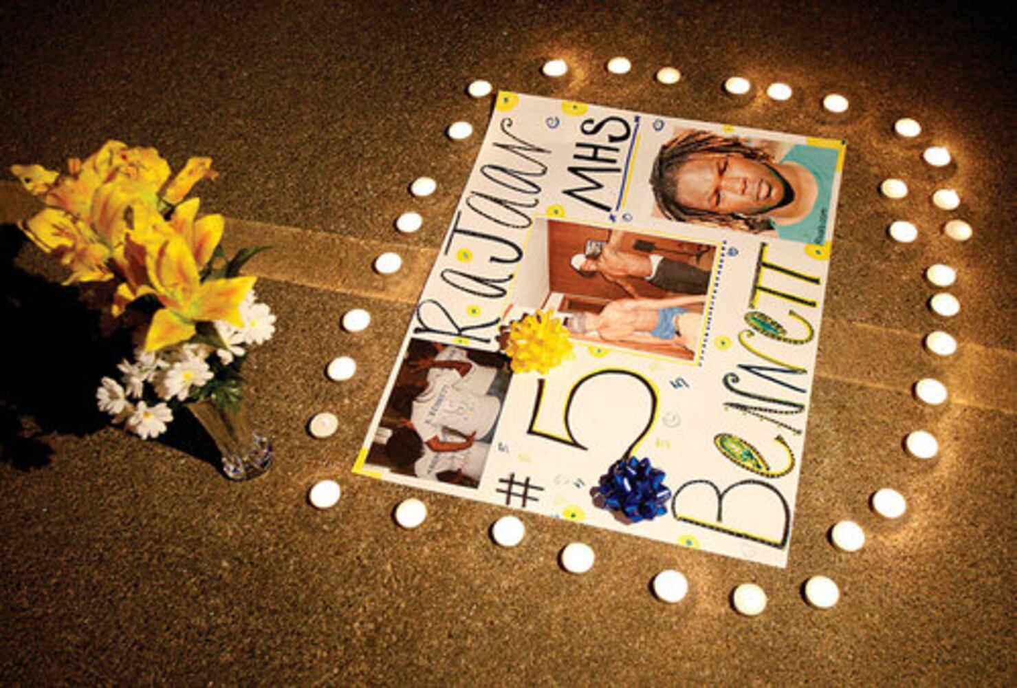 Vanderbilt recruit mourned at vigil