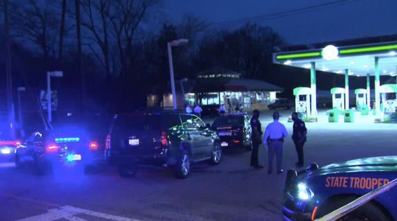 At least a dozen people were shot and one was killed in Atlanta in just over 12 hours. One incident was at the BP on Boulevard near I-20, involving an off-duty Georgia State Patrol trooper. (Photo: Channel 2 Action News)