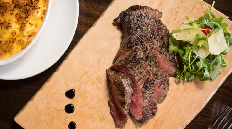 From the Earth’s menu has a variety of price points. On the upper end is the Wagyu flank steak. CONTRIBUTED BY MIA YAKEL