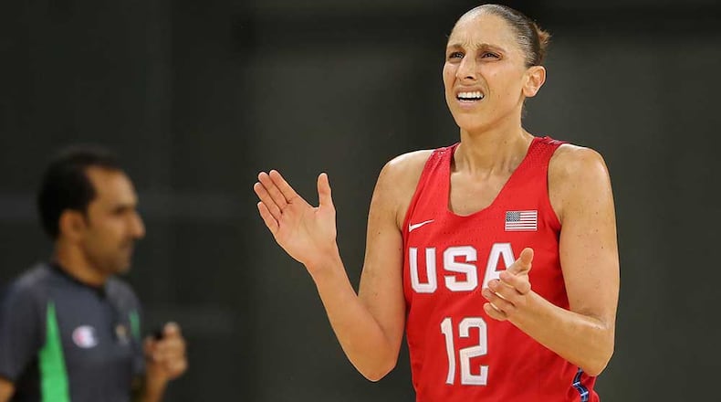 Diana Taurasi during her stint on the United States National Team during the Rio 2016 Olympic Games at the Youth Arena on August 8, 2016 in Rio de Janeiro, Brazil. (Photo by Christian Petersen/Getty Images)