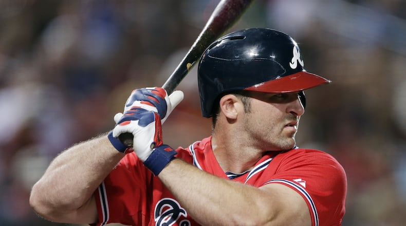 Braves second baseman Dan Uggla has experienced vision problems at the plate.