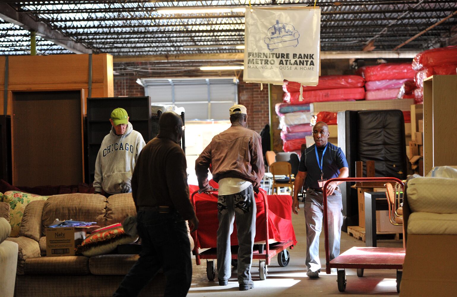 Homeless vets intern at the Furniture Bank