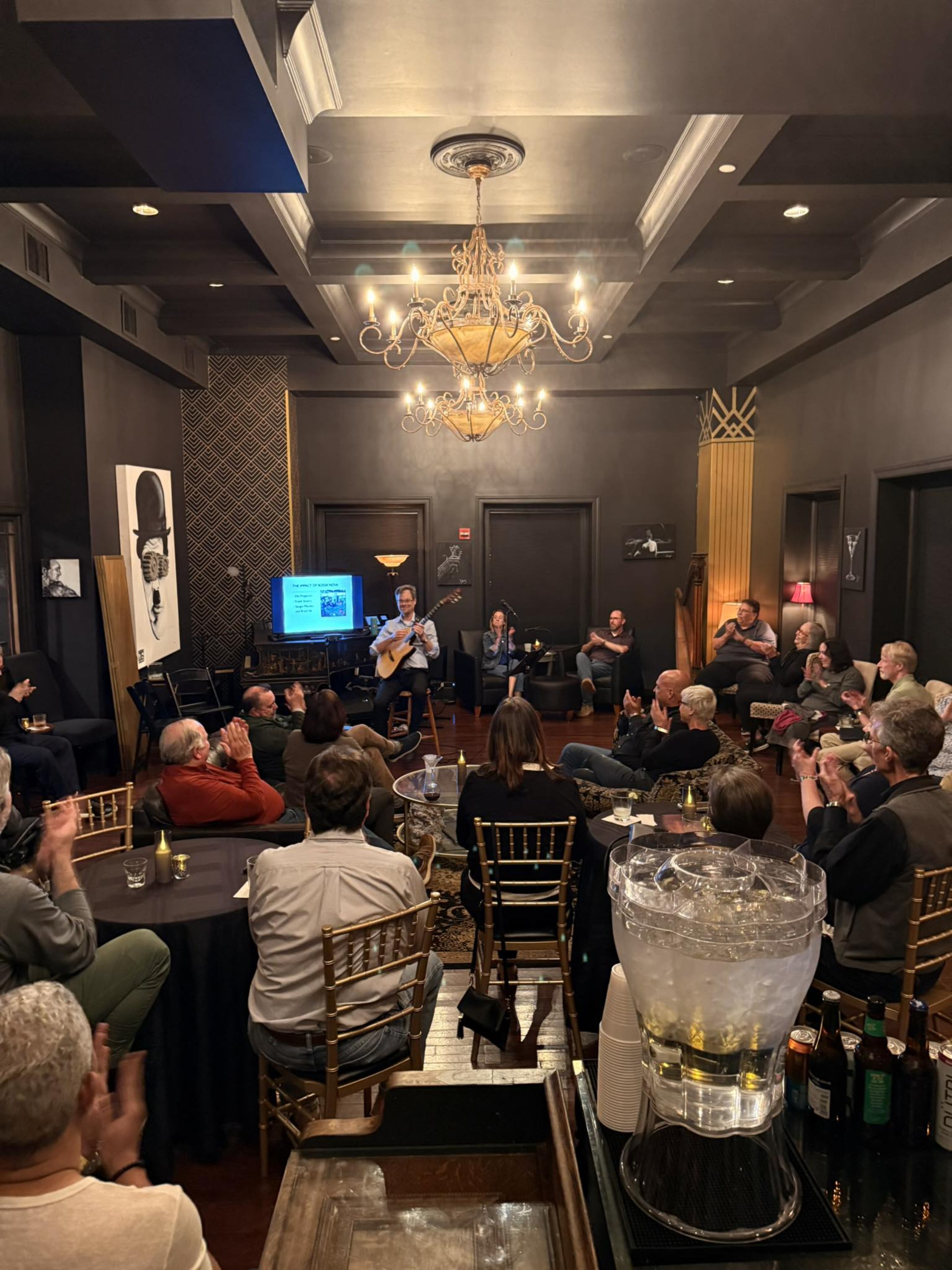Trey Wright's "Journey Through Jazz" series at Marietta's Strand Theatre includes live music and a dose of history. (Photo by Taylor Rambo)