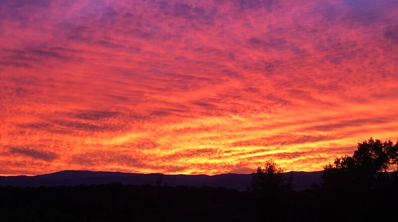 Judy Rochelle submitted this photo of "Sunset over Big Frog Mountain in North GA."