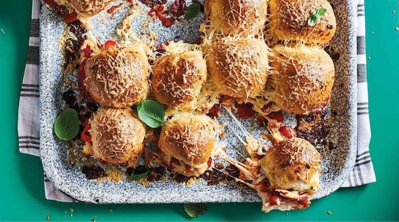 Come Super Bowl Sunday, everyone will offer guacamole and chips. Change up the spread with Spicy Salami Pizza Sliders. CONTRIBUTED BY QUADRILLE