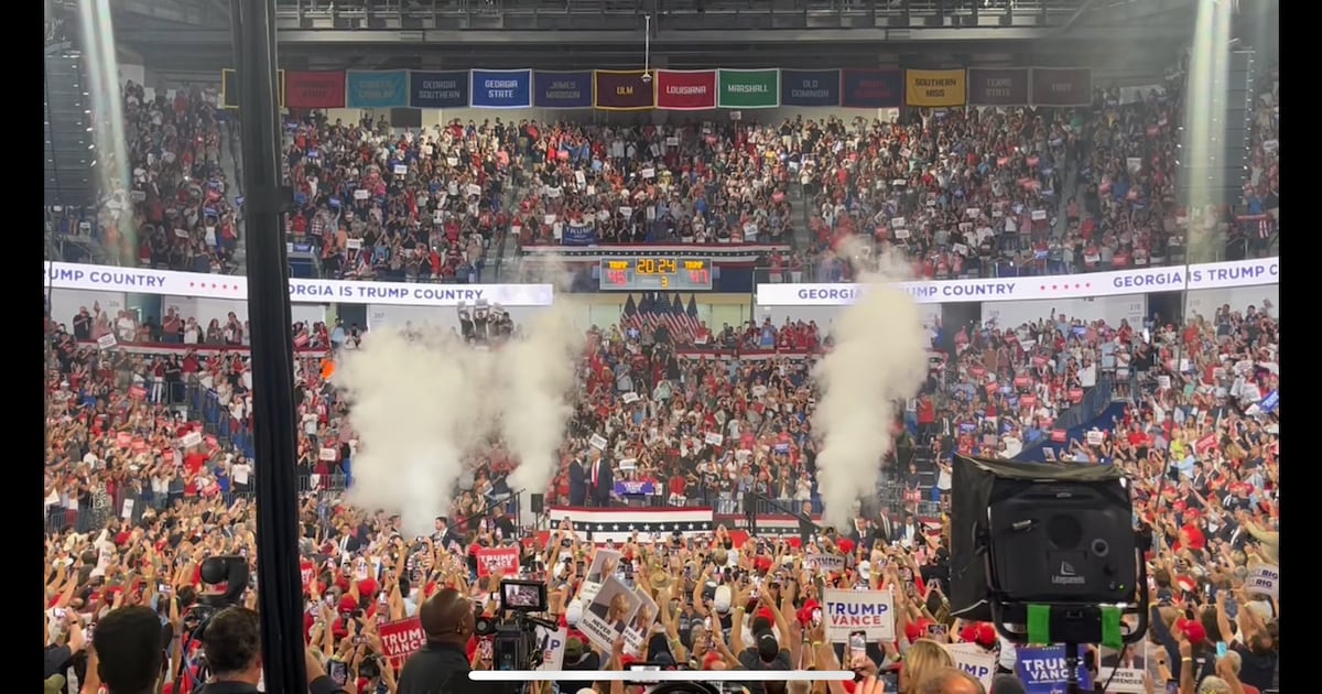 Donald Trump takes aim at Georgia State University for empty seats