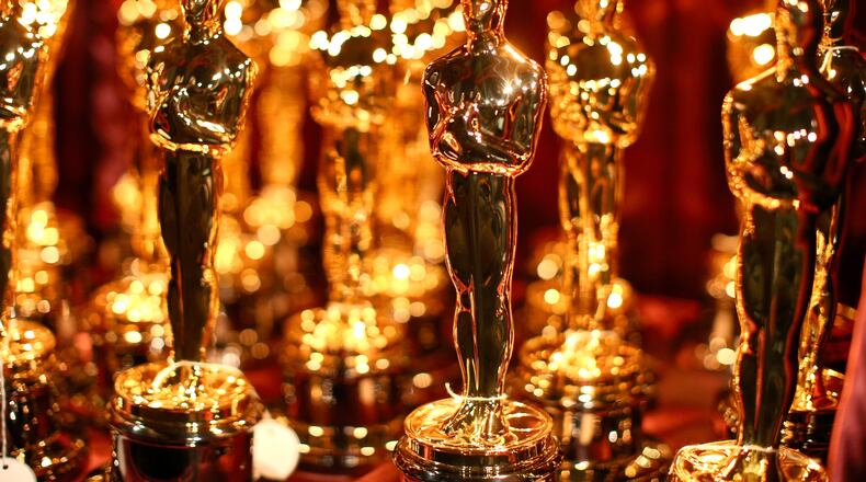 HOLLYWOOD, CA - FEBRUARY 22: A general view of Oscar Statuettes backstage during the 87th Annual Academy Awards at Dolby Theatre on February 22, 2015 in Hollywood, California. (Photo by Christopher Polk/Getty Images)