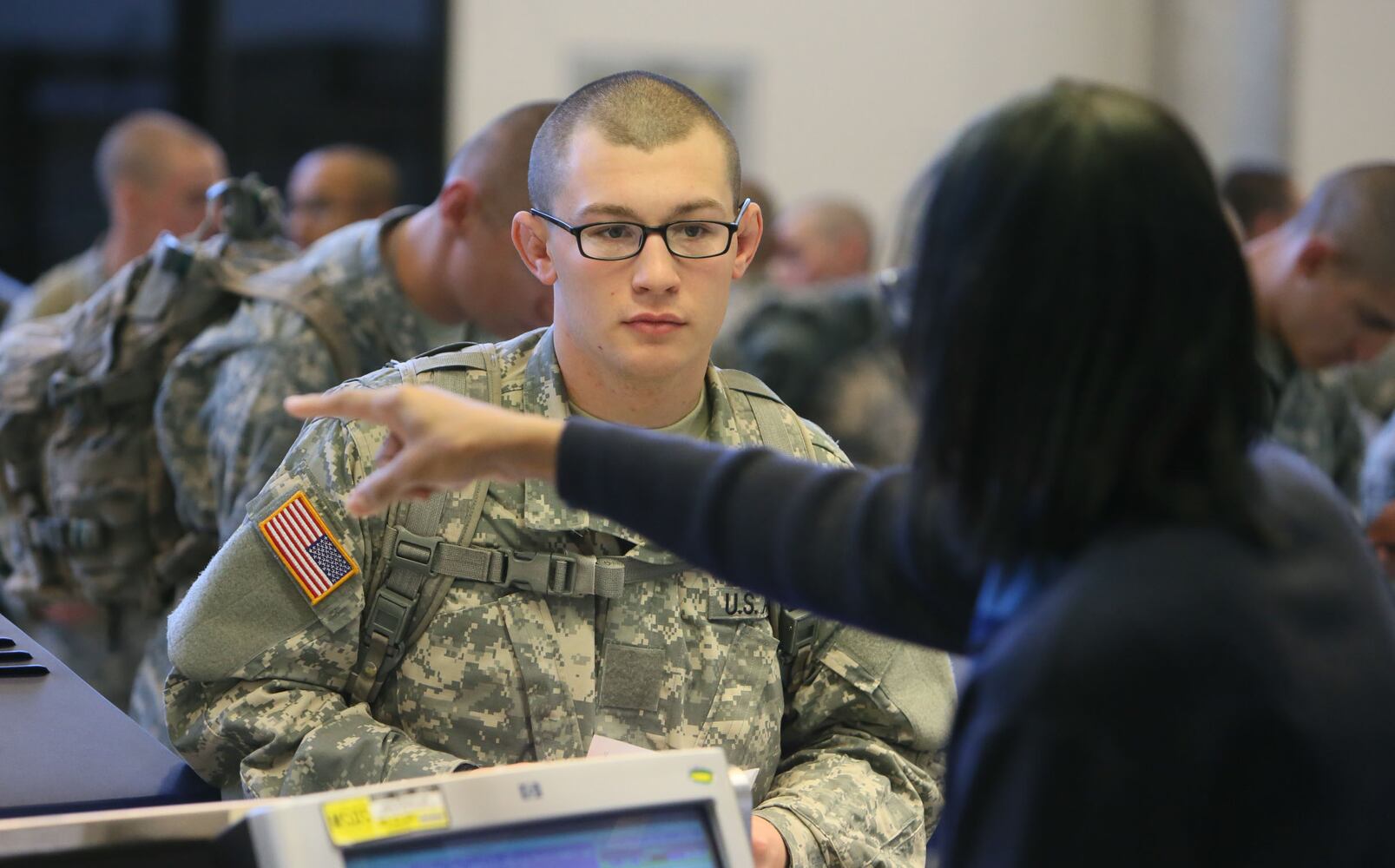 USO welcomes soldiers at Hartsfield Jackson