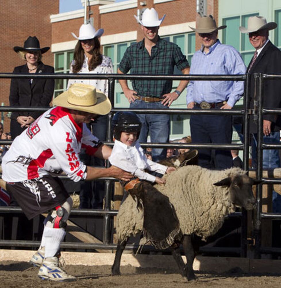 Wills and Kate gone country in Calgary