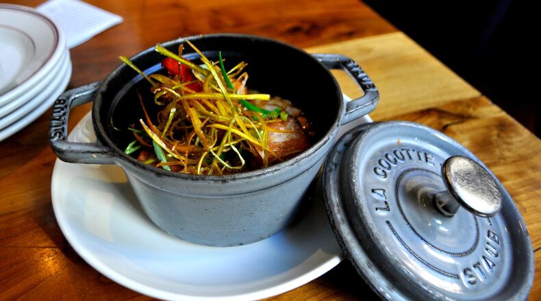 Lobster rice porridge at Lure was inspired by a Chinese style of congee.