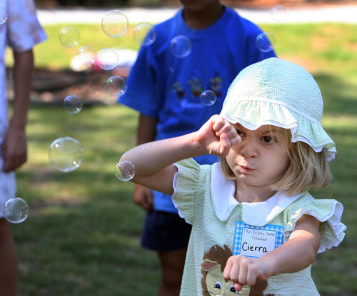 Learning Kung Fu a kick for little ones