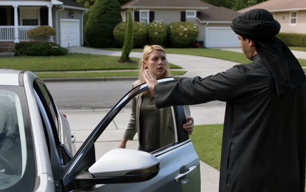 An AI ad created by the campaign of state Sen. Greg Dolezal, a GOP candidate for lieutenant governor, showed Sharia Law come to the suburbs. (Screenshot)
