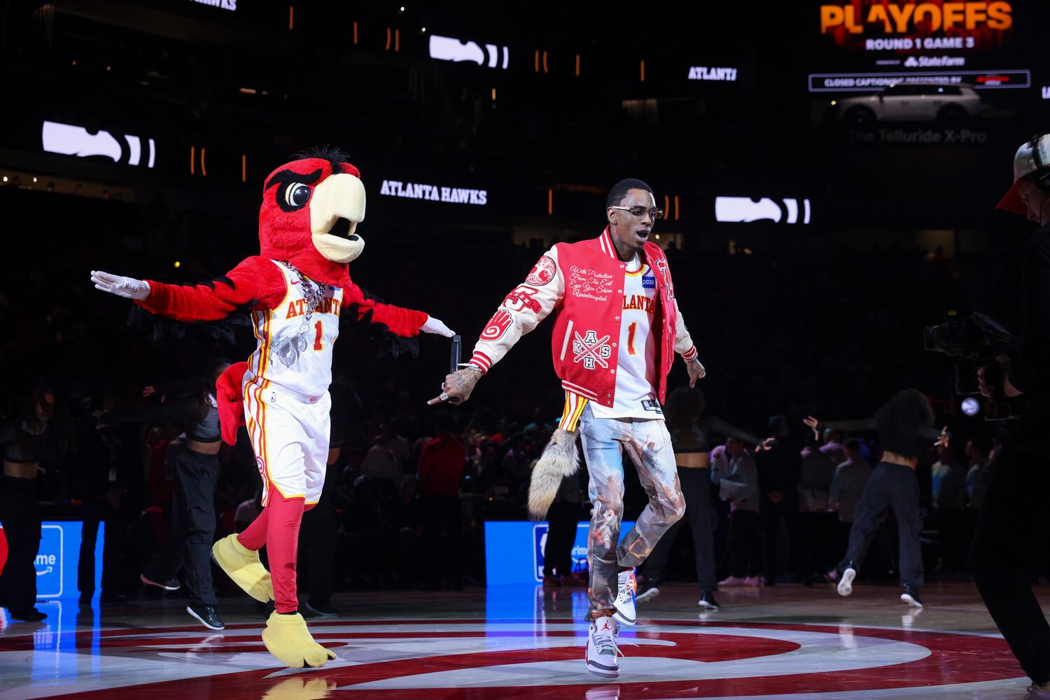 NBA first round playoff game 3 between New York Knicks and Atlanta Hawks