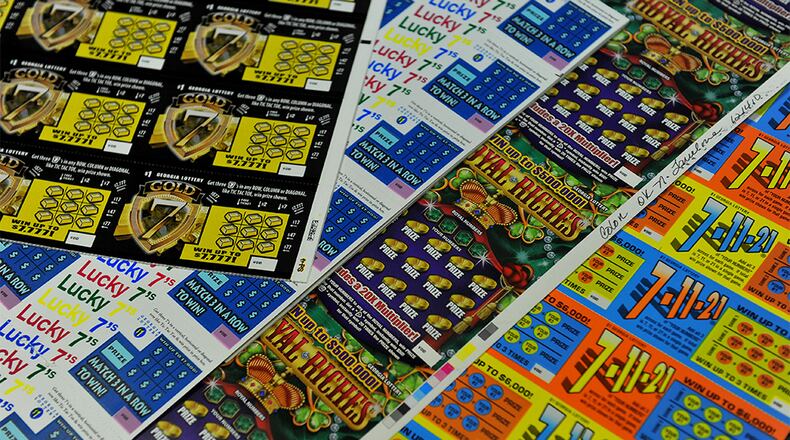032312 Alpharetta, GA:Proof sheets of scratch off lottery tickets at Scientific Games in Alpharetta. Almost 20 years ago Georgia created the lottery-funded HOPE scholarship. Brant Sanderlin bsanderlin@ajc.com