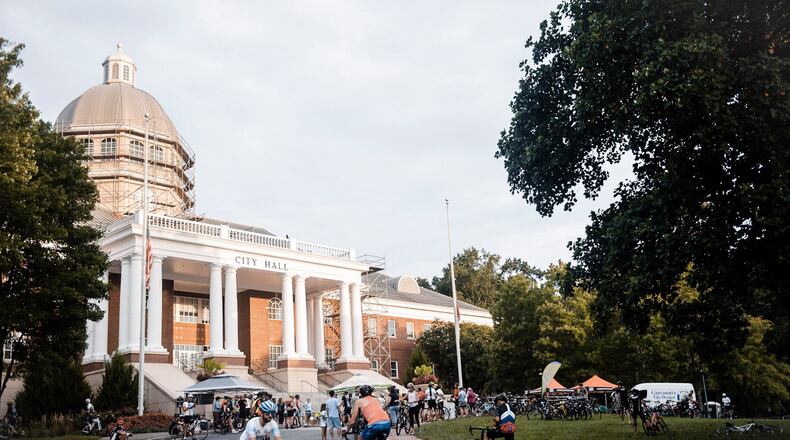 The League of American Bicyclists has recognized Roswell with a Bronze-level Bicycle Friendly Community award. (Courtesy Bike Roswell)