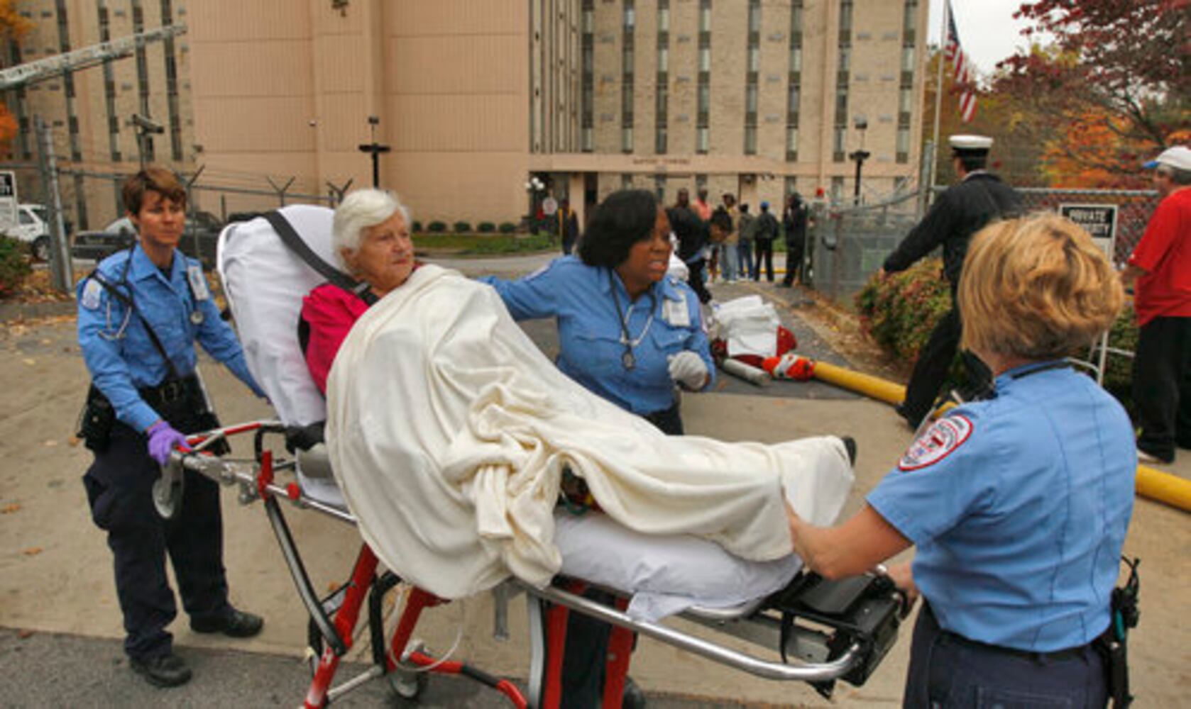 Fire at Baptist Towers senior high-rise