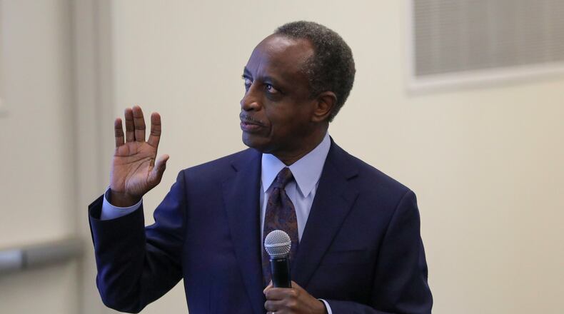 DeKalb County CEO Michael Thurmond has been Georgia’s go-to guy for years when state and county departments and systems are in trouble. But even he is stunned by the challenges of protecting residents during the COVID-19 pandemic. (photo: MIGUEL MARTINEZ for The Atlanta Journal-Constitution)