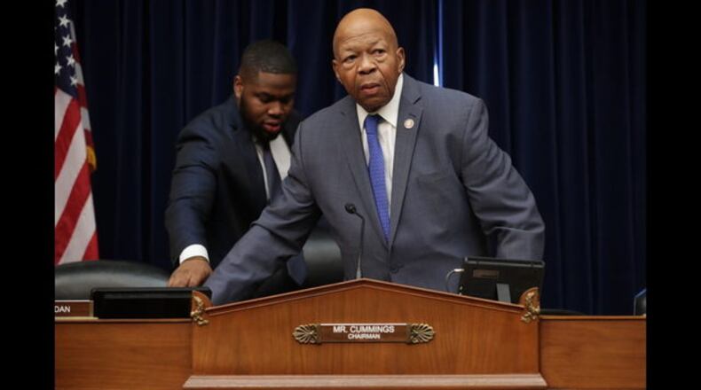 House Oversight and Reform Committee Chairman Elijah Cummings, D-Md., on Capitol Hill.