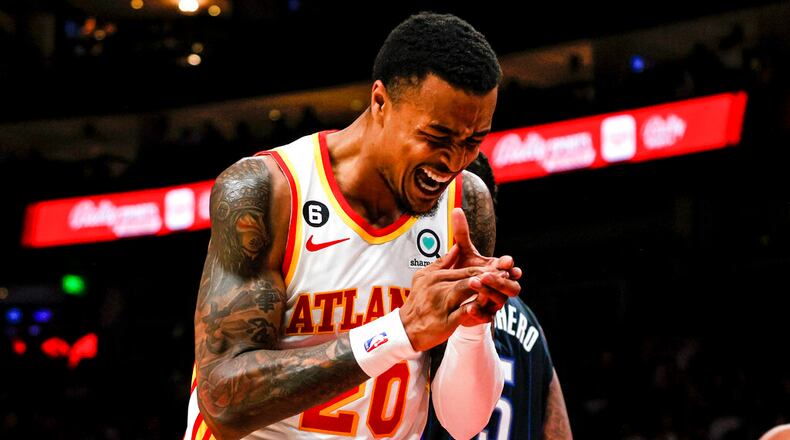 Three Hawks veterans - including John Collins - spoke with reporters Wednesday, less than 24 hours after the team fired coach Nate McMillan. (AP file photo/Butch Dill)