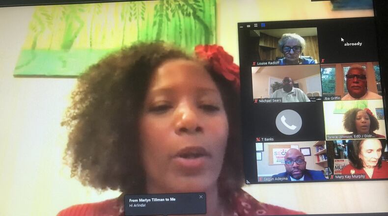 Tarece Johnson, candidate for for Gwinnett School Board District 5, recently participated in an online candidate forum sponored by the Gwinnett County Association of Educators.