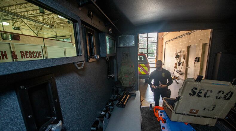 Team leader Benjamin Griggs and the South Metro SWAT team spent four hours at a Union City home during an Oct. 11 barricade operation that ended with a 23-year-old undergoing a mental health crisis surrendering with no injuries.