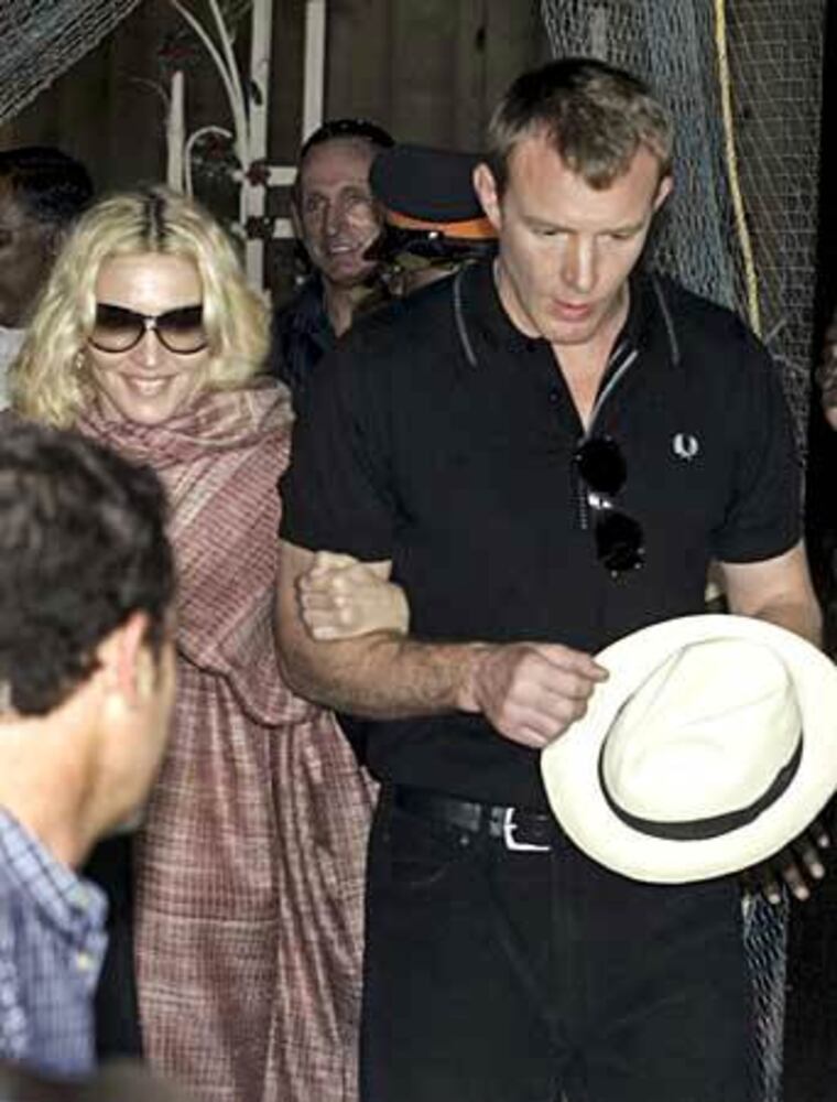 Madonna does India