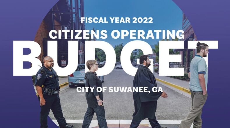 Suwanee has approved a $15,069,730 Fiscal Year 2022 Budget. (Courtesy City of Suwanee)