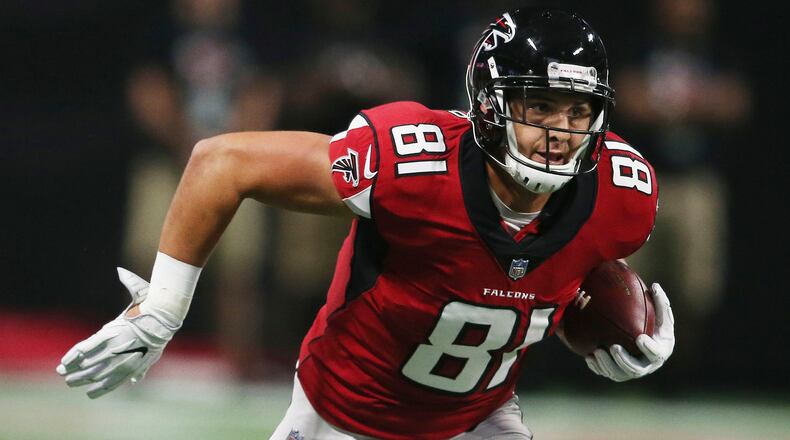 Atlanta Falcons tight end Austin Hooper (81) was named to the Pro Bowl.