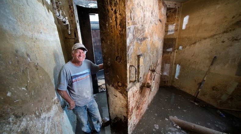 It took two years of fighting red tape into months of excavating concrete and water, but Russ Nielsen was determined to find out what was inside this long-ago decommissioned missile launch complex in central Missouri. (Joe Ledford/Kansas City Star/TNS)
