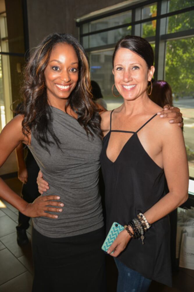 Andrea Syrtash and Jeff Wilser book signing at STK Atlanta