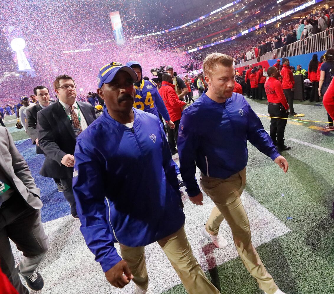 Photos: Patriots celebrate, Rams commiserate at Super Bowl