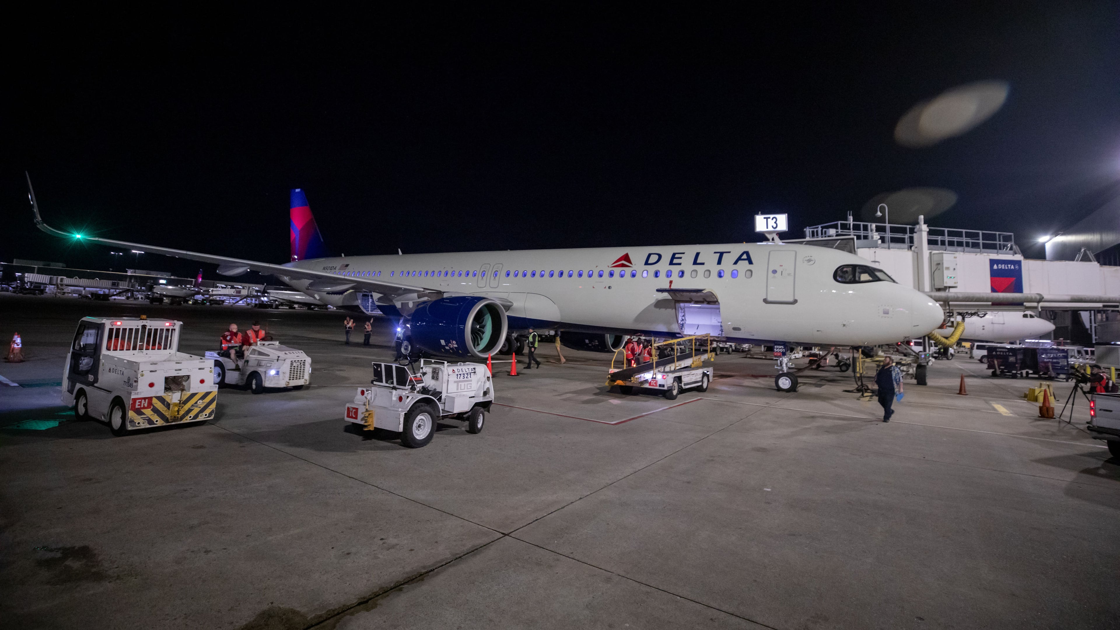 Delta Air Lines' first A321neo arrived in Atlanta on March 25, 2022. (Courtesy of Delta Air Lines)