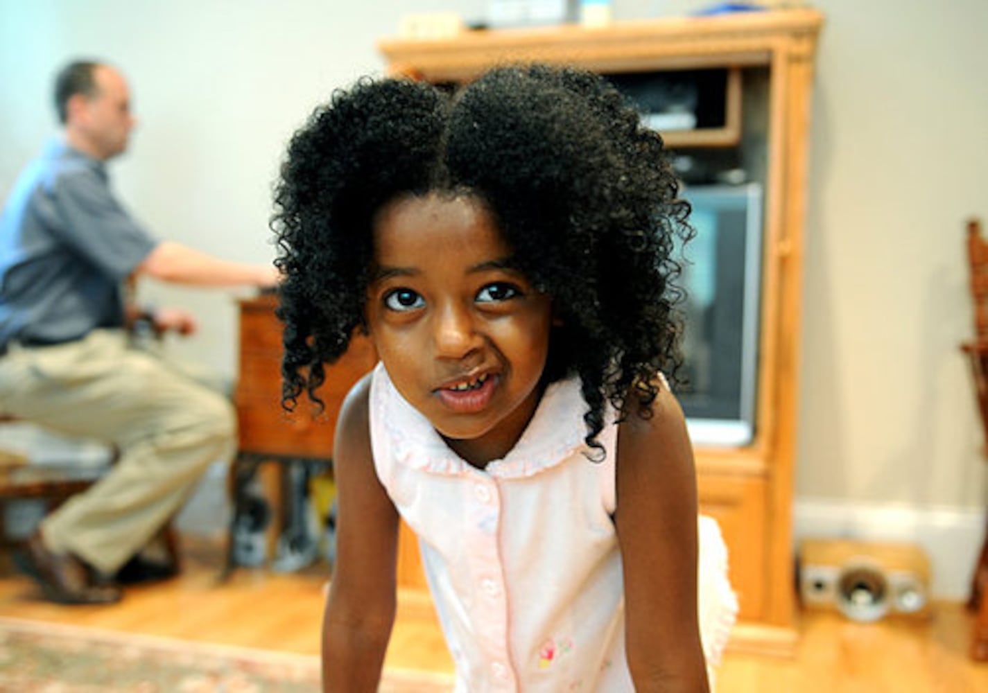 Braiding daughter's hair a labor of love