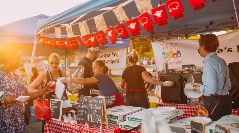 The scene at a previous Taste of Chamblee. (Photo: LennoxAve)