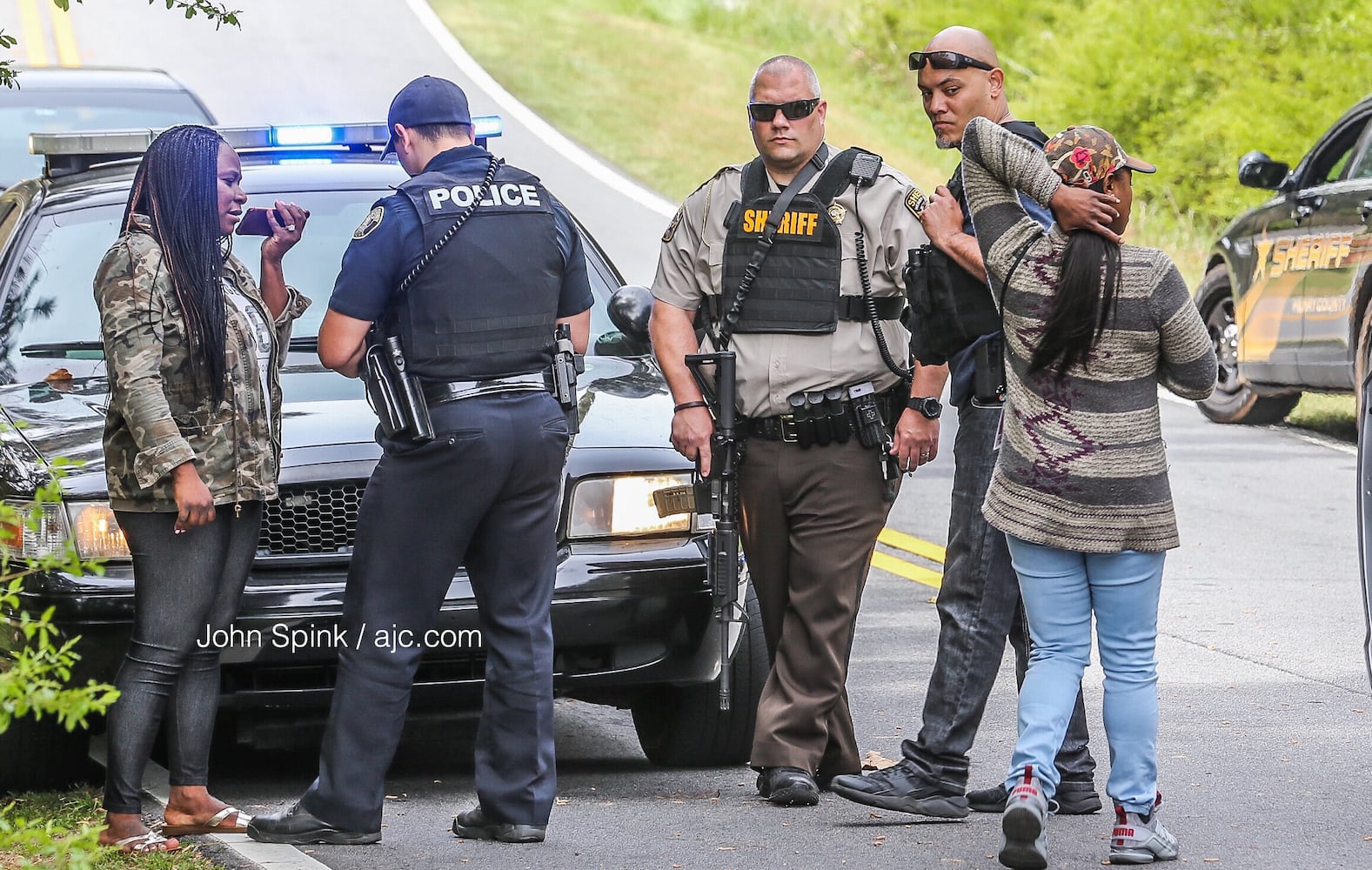 PHOTOS Scene from shooting of 2 police officers