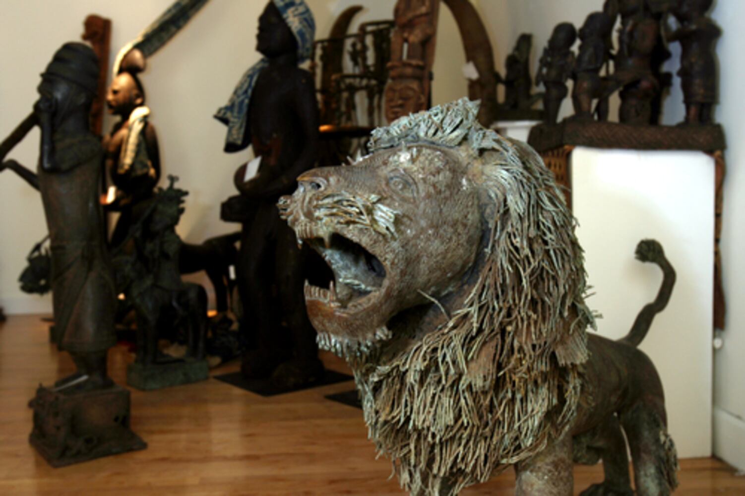 African art collection on display