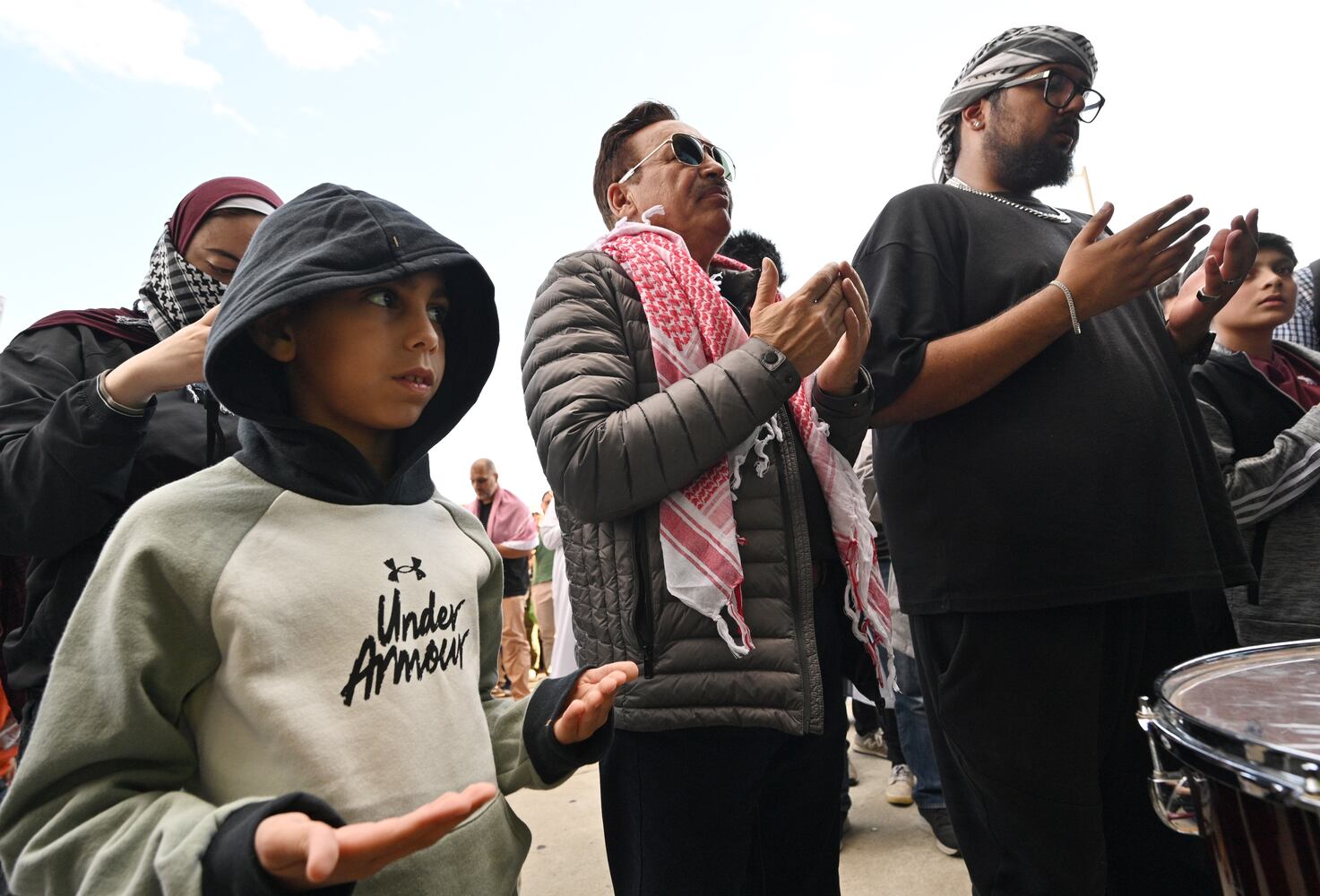 Pro-Palestinian rally in downtown