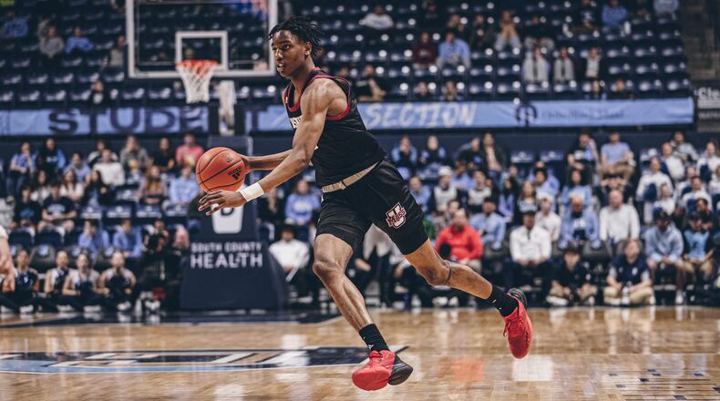 Former Massachusetts forward Tafara Gapare announced his transfer to Georgia Tech on April 25, 2023. (Julian Rad/UMass Athletics)