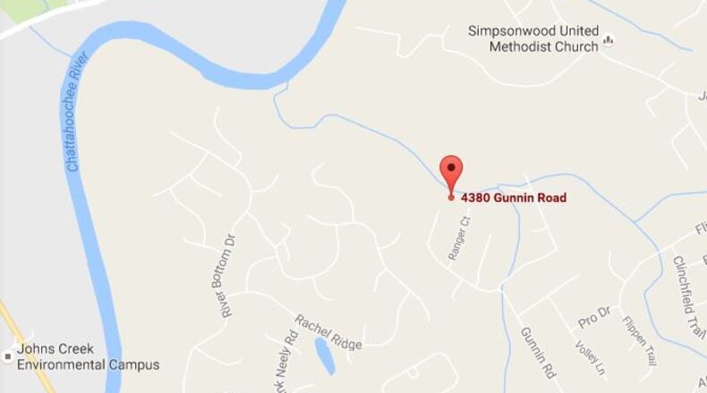 The spill started Monday morning at a sewer pipe on the 4300 block of Gunnin Road in Peachtree Corners.