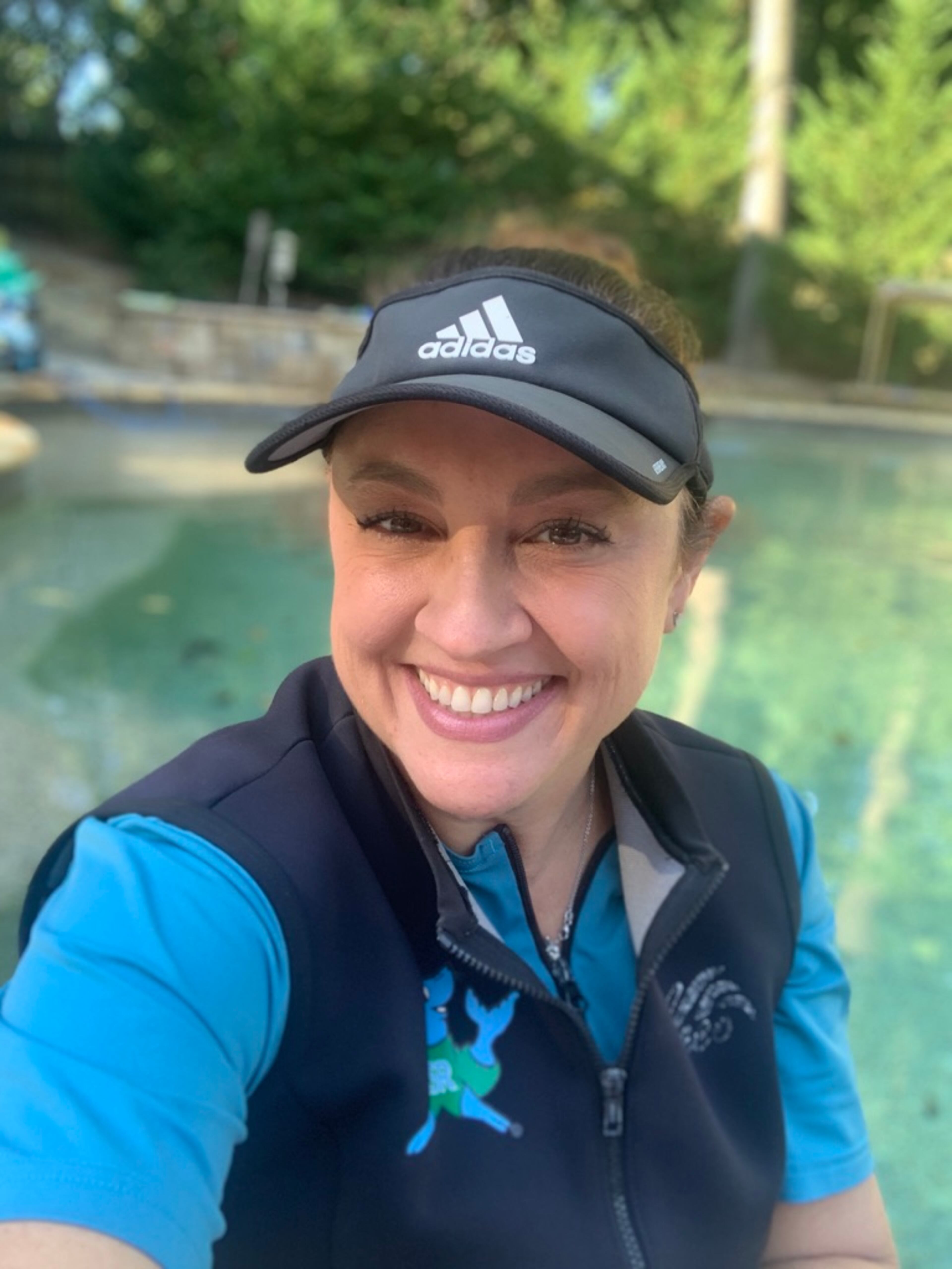 Gina Torjak, an ISR swim instructor at Aqua Kids Swimming, has been teaching kids how to swim for over 18 years. (Courtesy of Gina Torjak)