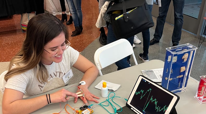 Students from 13 high schools around Georgia participated in quizzes and contests as part of the Atlanta Brain Bee.