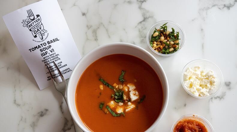 Tomato Basil Soup from chef Remi Granger's Better the Next Day food delivery.