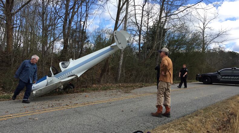 A plane crashed in Dawson County Sunday. (Credit: Channel 2 Action News)