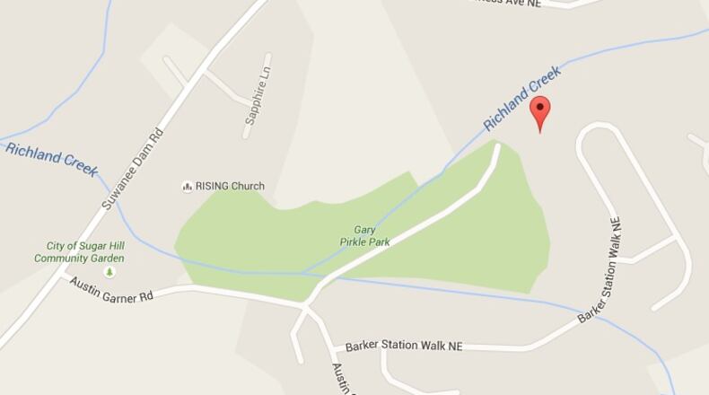 Richland Creek in Gwinnett County (Credit: Google Maps)