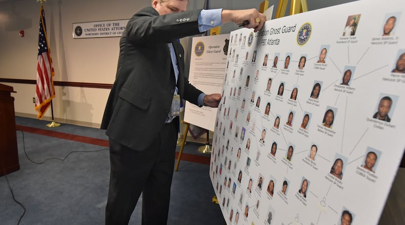 More than five dozen current and former state prison guards were arrested in 2016 and charged with smuggling drugs into prisons in exchange for  bribes.