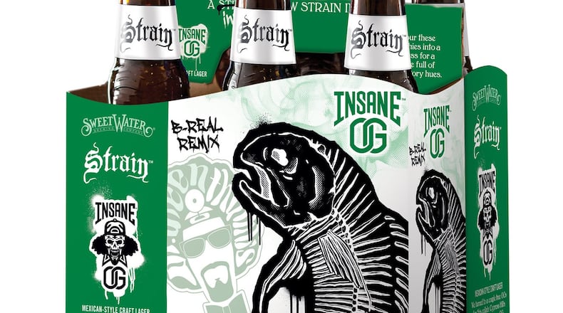 Sweetwater Brewing’s Insane OG Mexican-Style Craft Lager is new to the line that includes 420 Strain G13 IPA. CONTRIBUTED BY SWEETWATER BREWING